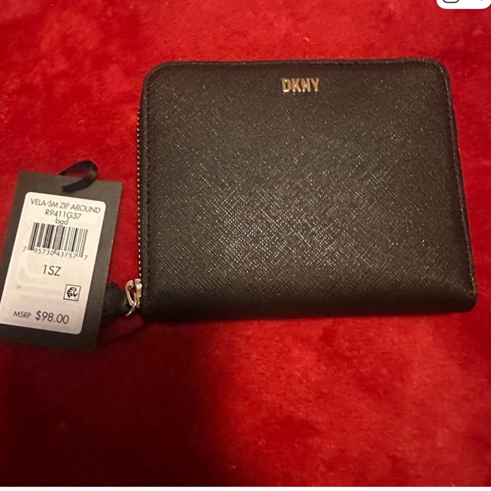 DKNY Black Textured Wallet